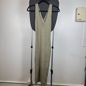 Club Monaco Ribbed Cross Back Dress Size S